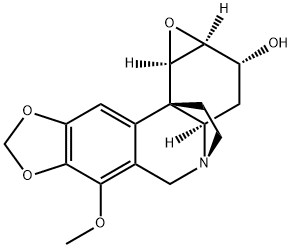 1β,2β-エポキシ-7-メトキシクリナン-3α-オール 化学構造式