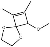 5,8-Dioxaspiro[3.4]oct-1-ene,3-methoxy-1,2-dimethyl-(9CI) Structure