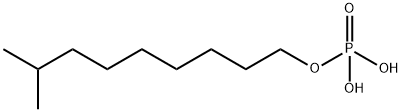 Phosphoric acid dihydrogen isodesyl ester Structure