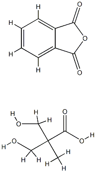 3-hydroxy-2-(hydroxymethyl)-2-methyl-propanoic acid, isobenzofuran-1,3 -dione,67953-40-6,结构式