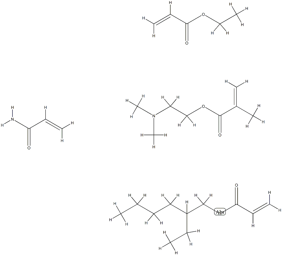 67953-62-2 2-Propenoic acid, 2-methyl-, 2-(dimethylamino)ethyl ester, polymer with 2-ethylhexyl 2-propenoate, ethyl 2-propenoate and 2-propenamide