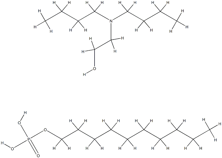 decyl dihydrogen phosphate, compound with 2-(dibutylamino)ethanol Struktur