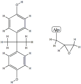ビスフェノルA·エピクロルヒドリン·ダイマ酸(C 36)重 化学構造式