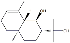 (1R)-1,2,3,4,4a,5,6,8aβ-Octahydro-1β-hydroxy-α,α,4aα,8-tetramethyl-2α-naphthalenemethanol,67996-31-0,结构式