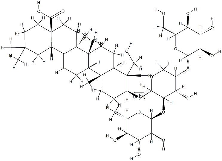 ヘデラコルキシドA 化学構造式