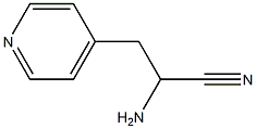 4-Pyridinepropanenitrile,alpha-amino-(9CI) 化学構造式
