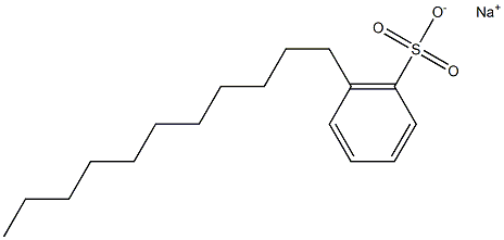 Sodium (C10-16)alkylbenzenesulfonate Struktur