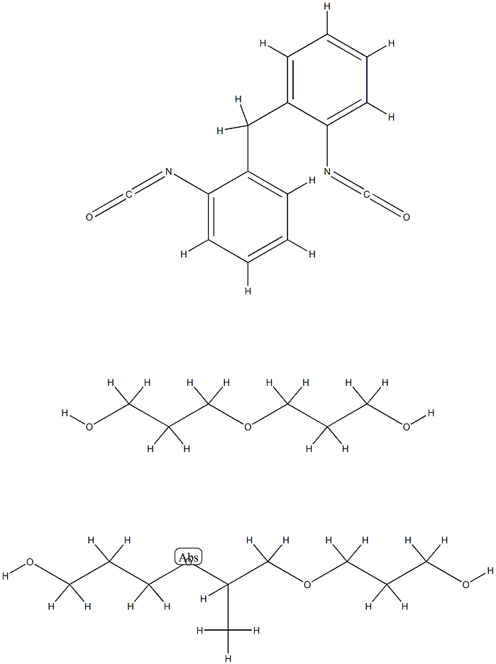 Propanol, (1-methyl-1,2-ethanediyl)bis(oxy)bis-, polymer with 1,1-methylenebisisocyanatobenzene and oxybispropanol|二苯甲烷二异氰酸酯和聚醚多元醇的聚氨基甲酸乙酯的预聚体