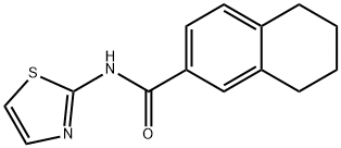 2-Naphthalenecarboxamide,5,6,7,8-tetrahydro-N-2-thiazolyl-(9CI) Structure