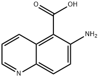 5-Quinolinecarboxylicacid,6-amino-(9CI) Structure