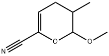 2H-Pyran-6-carbonitrile,3,4-dihydro-2-methoxy-3-methyl-(9CI) 结构式