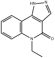 4H-Pyrazolo[4,3-c]quinolin-4-one,5-ethyl-1,5-dihydro-(9CI) Structure