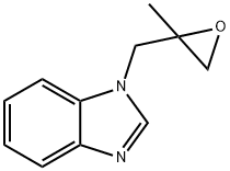 1H-Benzimidazole,1-[(2-methyloxiranyl)methyl]-(9CI) 化学構造式