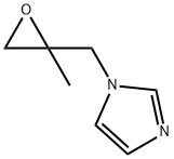 1H-Imidazole,1-[(2-methyloxiranyl)methyl]-(9CI) Struktur