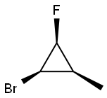 Cyclopropane, 1-bromo-2-fluoro-3-methyl-, (1R,2S,3R)-rel- (9CI) Structure