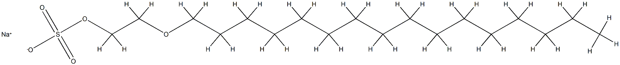 Poly(oxy-1,2-ethanediyl), .alpha.-sulfo-.omega.-hydroxy-, C14-18-alkyl ethers, sodium salts Struktur