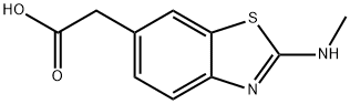 6-Benzothiazoleaceticacid,2-(methylamino)-(9CI) Structure