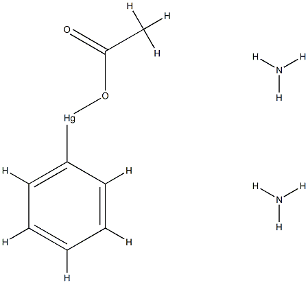 (acetato-O)diamminephenylmercury|