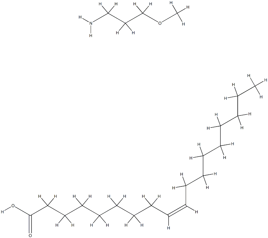 oleic acid, compound with 3-methoxypropylamine (1:1) Structure