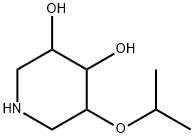 3,4-Piperidinediol,5-(1-methylethoxy)-(9CI) Struktur