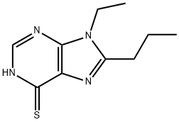 682345-37-5 6H-Purine-6-thione,9-ethyl-1,9-dihydro-8-propyl-(9CI)