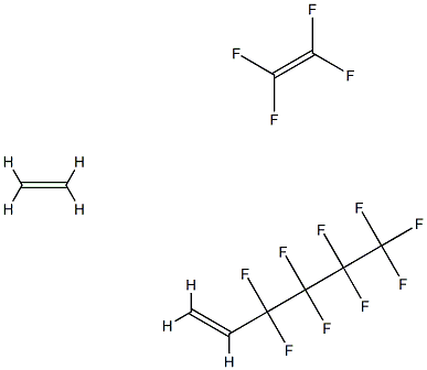 3,3,4,4,5,5,6,6,6-九氟-1-己烯、乙烯、四氟乙烯的共聚物,68258-85-5,结构式