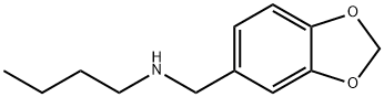 [(2H-1,3-ベンゾジオキソール-5-イル)メチル](ブチル)アミン 化学構造式