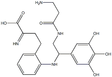 papiliochrome II 化学構造式