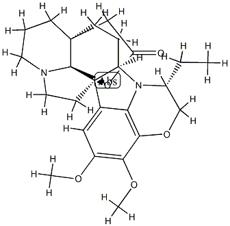 22α-Ethyl-19-hydroxy-15,16-dimethoxy-21-deoxy-4,25-secoobscurinervan-21-oic acid γ-lactone,68346-07-6,结构式