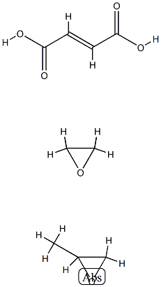 2-Butenedioic acid (2E)-, polymer with methyloxirane and oxirane 化学構造式