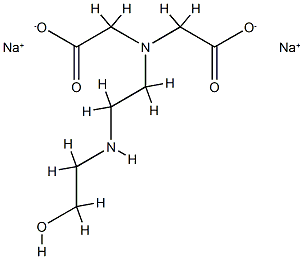 Glycine, N-(carboxymethyl)-N-[2-[(2-hydroxyethyl)amino]ethyl]-, monococo acyl derivs. disodium salts Struktur