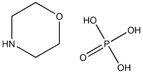 Phosphoric acid, di-C8-18-alkyl esters, compds. with morpholine Struktur