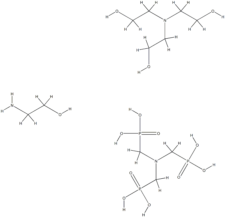 次氮基三 亚甲基 三膦酸与2 氨基乙醇和2 2 2 次氮基三乙醇的化合物cas 75 2