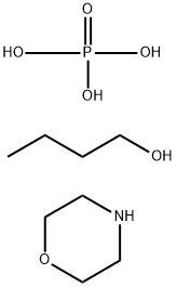 Phosphoric acid, butyl ester, compd. with morpholine 结构式