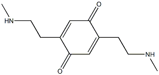 2,5-Cyclohexadiene-1,4-dione,2,5-bis[2-(methylamino)ethyl]-(9CI) Structure