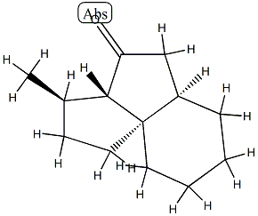 4H-Cyclopent[c]inden-4-one,decahydro-3-methyl-,(3R,3aS,5aR,9aS)-rel-(9CI) 结构式