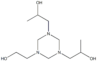 α,α'-Dimethyl-1,3,5-triazine-1,3,5(2H,4H,6H)-triethanol Structure