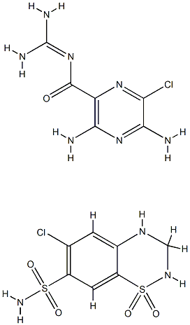 co-amilozide Struktur