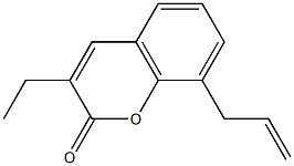 2H-1-Benzopyran-2-one,3-ethyl-8-(2-propenyl)-(9CI),685828-88-0,结构式