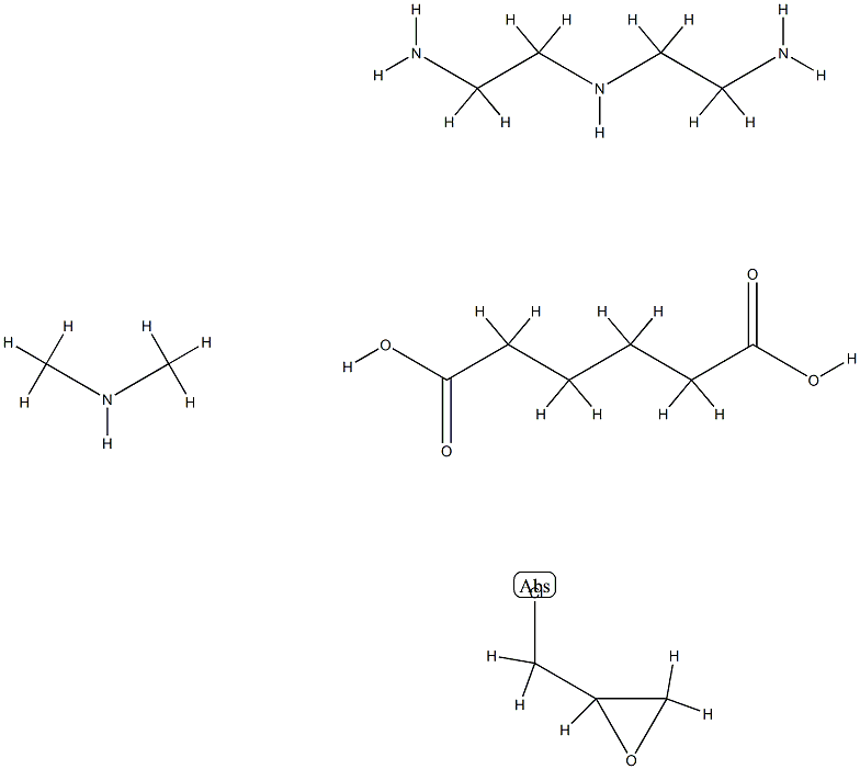 Hexanedioic acid, polymer with N-(2-aminoethyl)-1,2-ethanediamine, reaction products with dimethylamine and epichlorohydrin