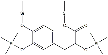 Trimethylsilyl catechollactate tris(trimethylsilyl) ether,68595-72-2,结构式