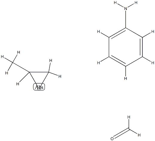 Formaldehyde, polymer with benzenamine, propoxylated Struktur