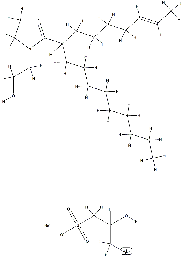 1-Propanesulfonic acid, 3-chloro-2-hydroxy-, monosodium salt, reaction products with (Z)-2-(8-heptadecenyl)-4,5-dihydro-1H-imidazole-1-ethanol|3-氯-2-羟基-1-丙烷磺酸单钠盐与2-(8Z)-8-十七碳烯基-4,5-二氢-1H-咪唑-1-乙醇的反应产物