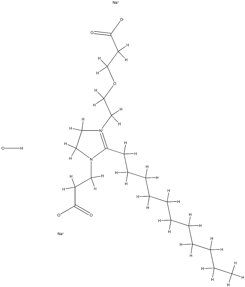 月桂酰两性基二乙酸二钠,68610-43-5,结构式