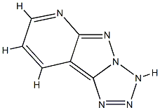5H-Tetrazolo[1,5:1,5]pyrazolo[3,4-b]pyridine 化学構造式