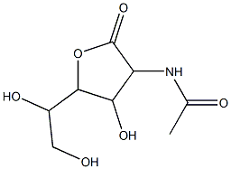 Hexonic acid, 2-(acetylamino)-2-deoxy-, gamma-lactone (9CI)|