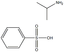 Benzenesulfonic acid, mono-C10-16 alkyl derivs., compds. with 2-propanamine 结构式