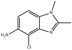 1H-Benzimidazol-5-amine,4-chloro-1,2-dimethyl-(9CI) Structure