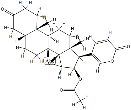 3-Oxo-16β-acetoxy-14,15β-epoxy-5β-bufa-20,22-dienolide|3-羰基华蟾毒精