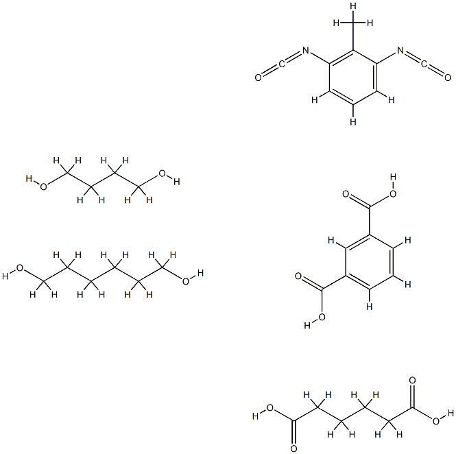 68698-81-7 1,3-苯二羧酸与1,4-丁二醇、1,3-二异氰酸根合甲苯己二酸和1,6-己二醇的聚合物